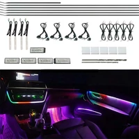 18 in 1 symphony car ambient lights rgb car interior acrylic light guide fiber optic universal car decoration atmosphere lights