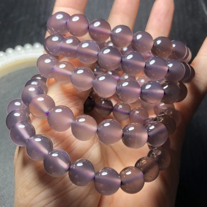 Натуральный фиолетовый халцедон агатовый орнамент национальной моды браслет с