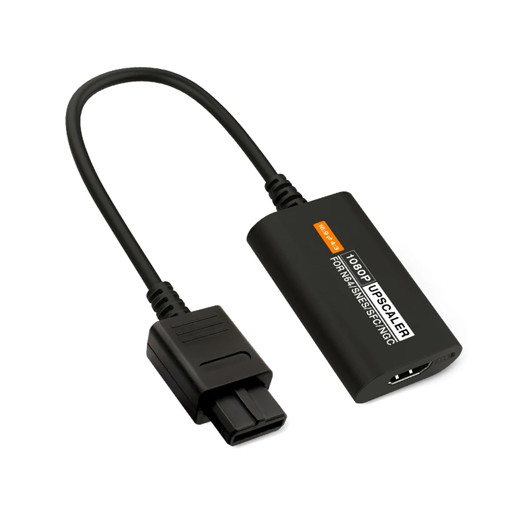 

1080P Game Console TV Converter Adapter Converter Game Console Adapter Fit HDMI-compatible for Nintendo N64