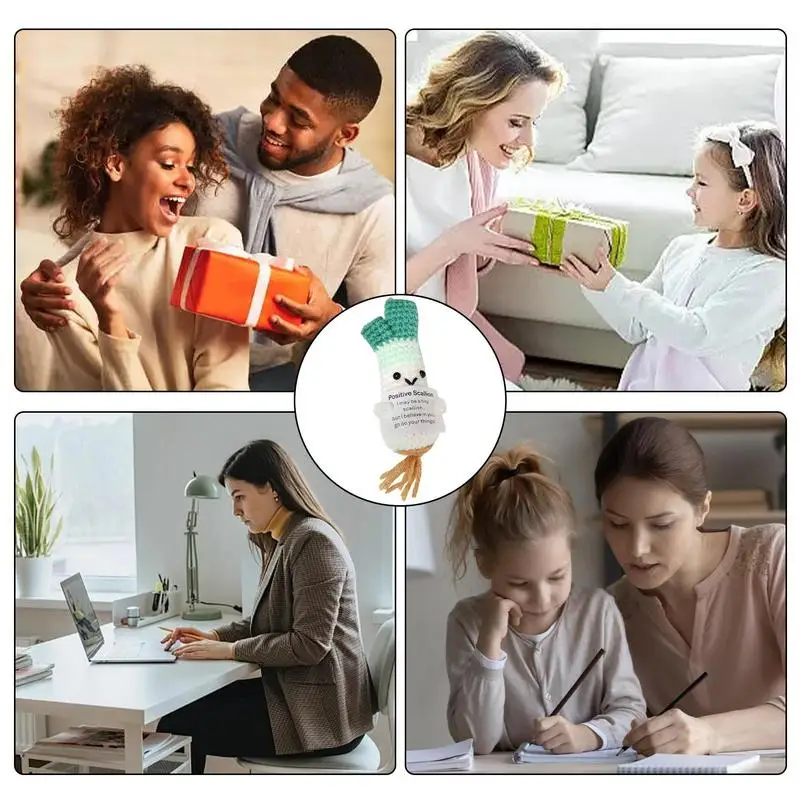 Эмоциональная поддержка маринованная вязаная кукла уникальная форма овощей