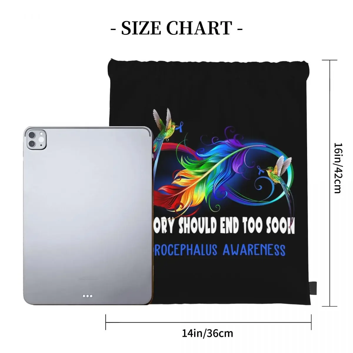 Осведомленность гидроцифла - NO STORY SHOULD END TOO SOON Рюкзаки Модные сумки на шнурке