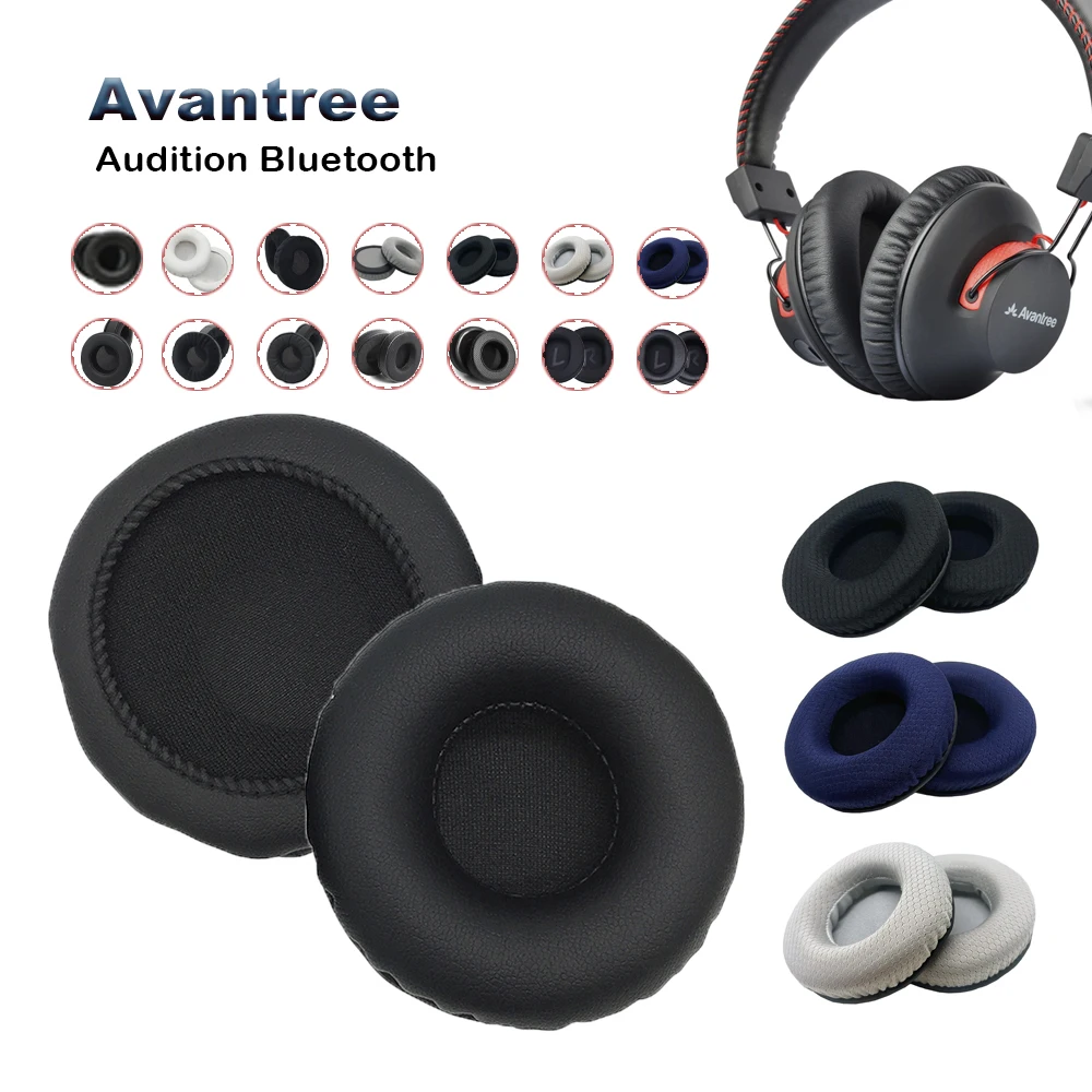 Фото Сменные амбушюры для наушников Avantree Audition Bluetooth: кожаные подушечки, бархатные накладки, чехлы для наушников №1
