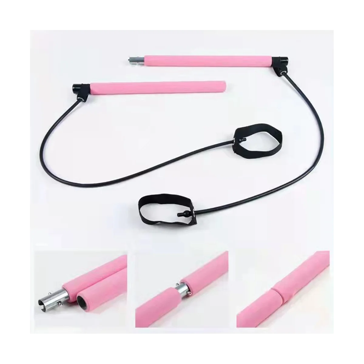 

Yoga Pull Rods Stretch Pilates Stick Yoga Home Stretch Training Tensor Pilates Equipment Multifunctional Fitness Stick