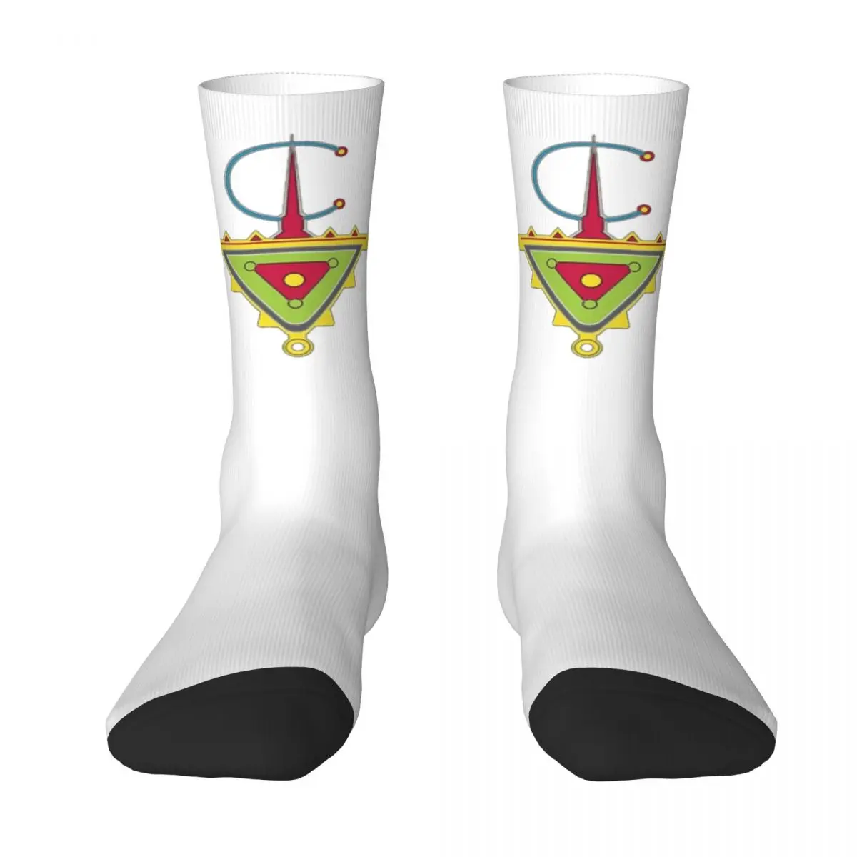 

Amazigh Tazerzit - Berber Tazerzit - Tiseghnas Socks Cute BEST TO BUY Funny Novelty Color contrast Knapsack Compression Socks