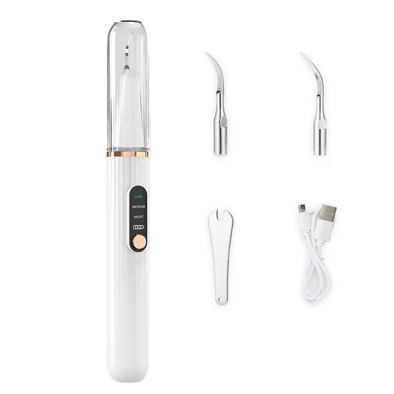 

Visual Ultrasonic Teeth Cleaner Dental Cleaner Tool Kit Plaque Remover for Adult P8DD