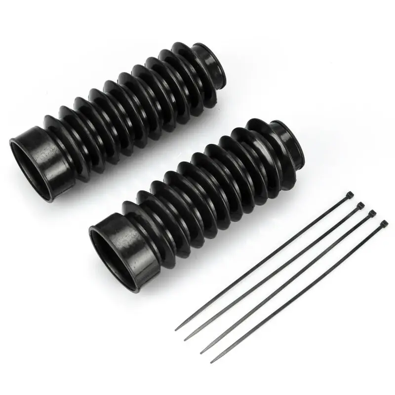 

2pcs Motorcycle 49mm shock absorber sleeve Fork Front Gaiters Gators Boot Shock Absorber For Harley Wide Glide EFI