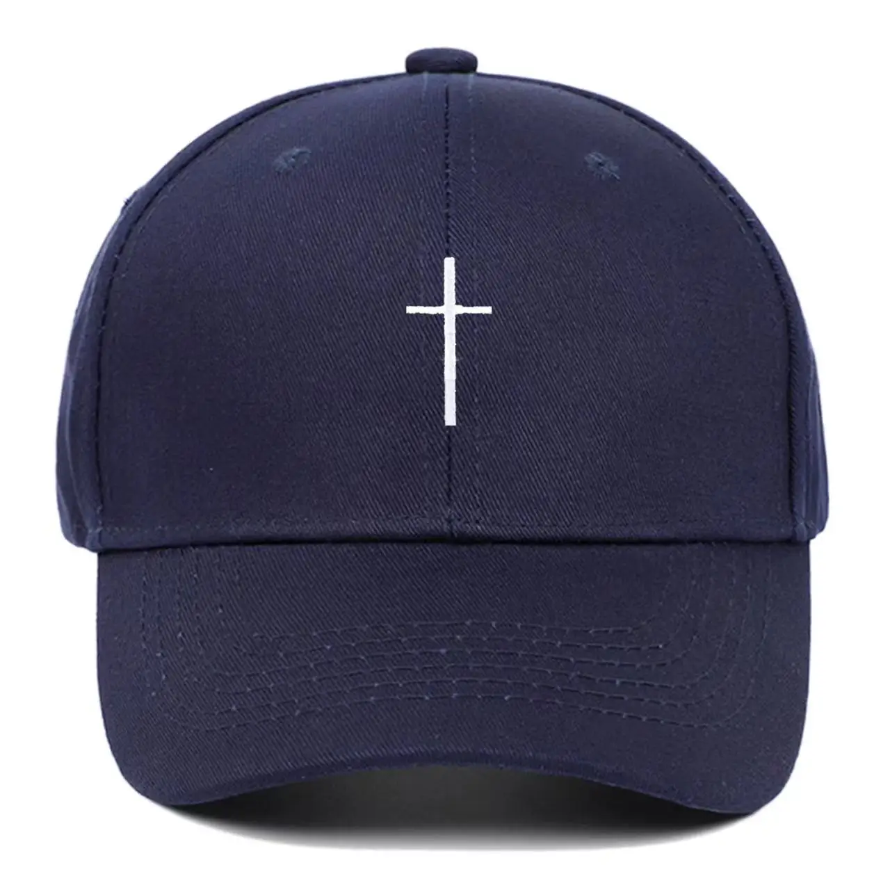 

Unisex Simple Cross Water Drop Embroidery Baseball Caps Spring and Autumn Outdoor Adjustable Casual Hat Sunscreen Hat
