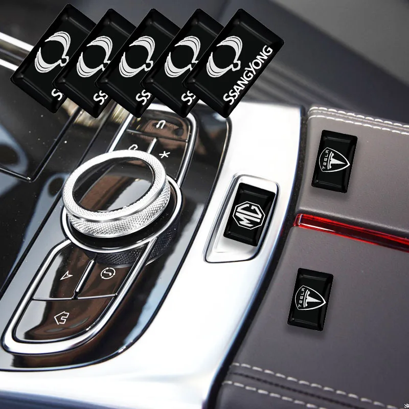 

10pcs Car Steering Wheel 3D Small Emblem Sticker Car Body Decal for Toyota Auris Supra Celica Land Cruiser 2021 Car Accessories