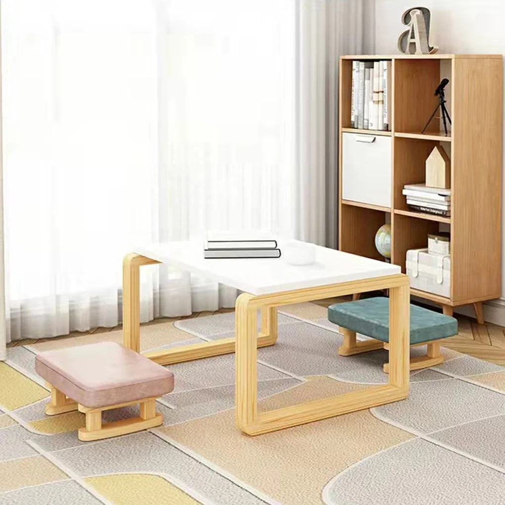 

Small Stool Detachable Washable Heavy Duty Breathable Mini Living Room Shopping Mall Chair Footstool Shoe Bench Type