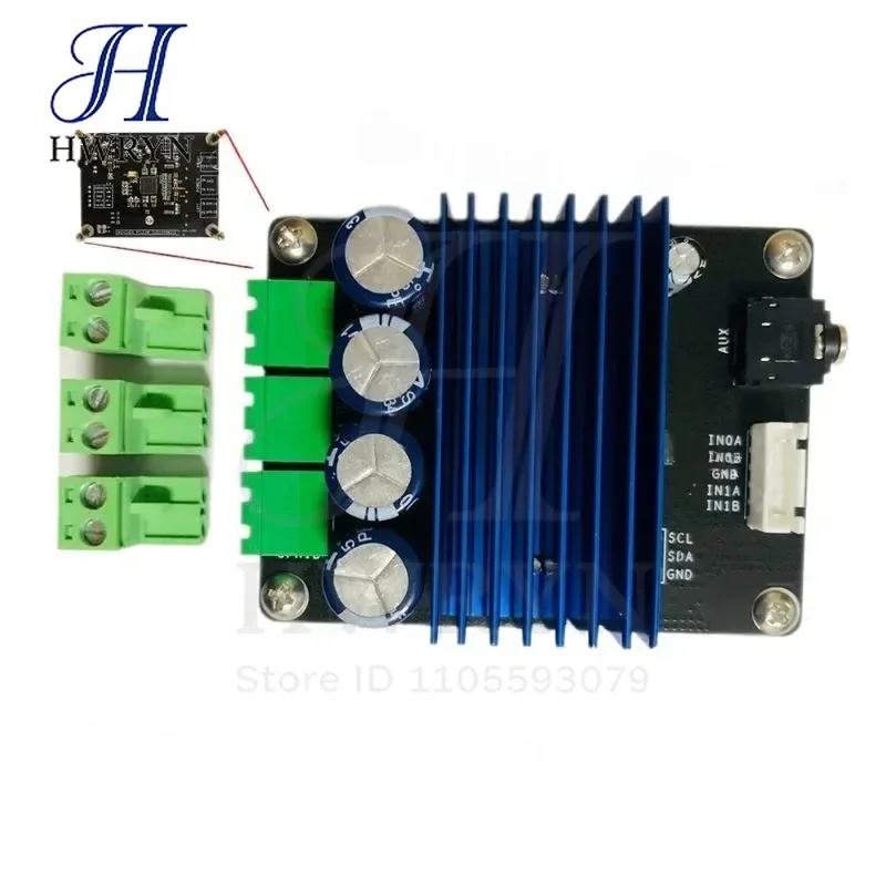 Фото Плата цифрового усилителя класса D MERUS MA12070, 2X80 Вт, модуль аудиоусилителя HIFI V1.6, высокое качество №2