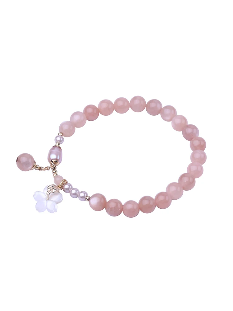 

Женский браслет со стразами, летний нишевой дизайн с искусственным жемчугом, новинка 2022, для подружек, простой