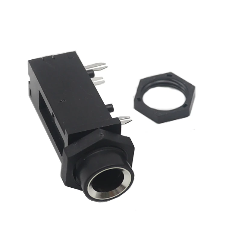 Аудио разъем 6,35 мм 3-контактный  pj309