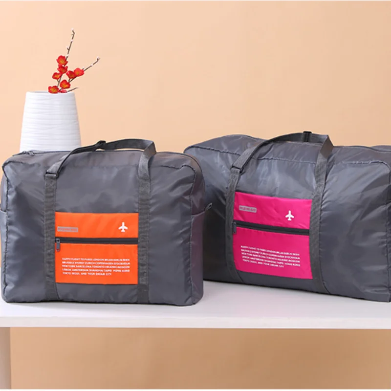 

Водонепроницаемая дорожная сумка для мужчин и женщин, нейлоновая вместительная складная сумка для ручной клади, Набор органайзеров для кубиков