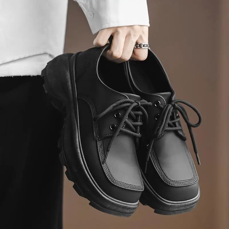 

Men's Shoes Autumn High-Grade Versatile Sneakers Slip-on Men's Casual Leather Shoes Sports Leather White Shoes Fashion Shoes