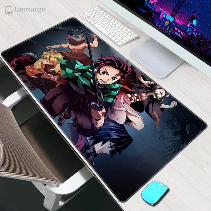 

Anime Demon Slayer Kimetsu No Yaiba Mous Pad Large Kawaii Gaming Accessories Gabinete Pc Gamer Gamers Decoracion Laptop Mousepad