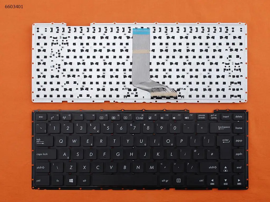 

Английская клавиатура для ноутбука Asus P452, Черная