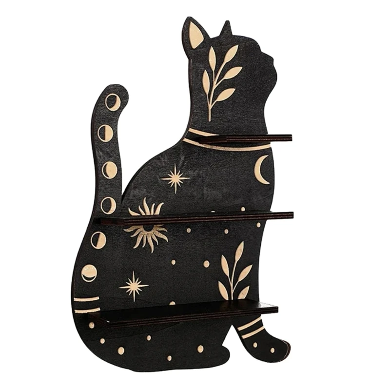 

Черная настенная полка для детской комнаты