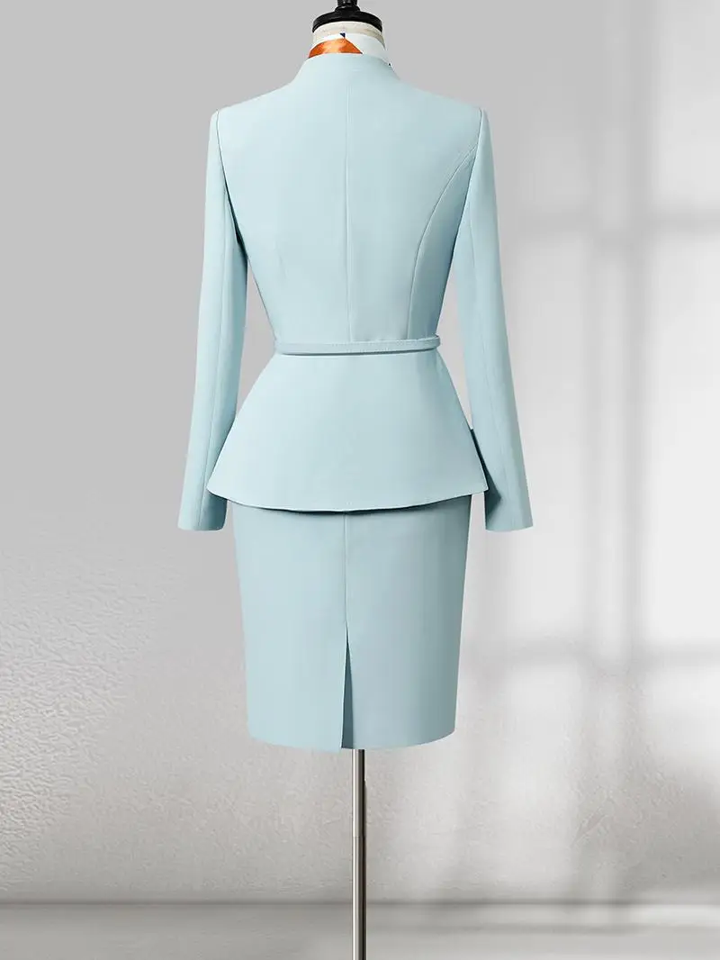 Деловой костюм для салона красоты женский весенне-осенний модный темпераментный