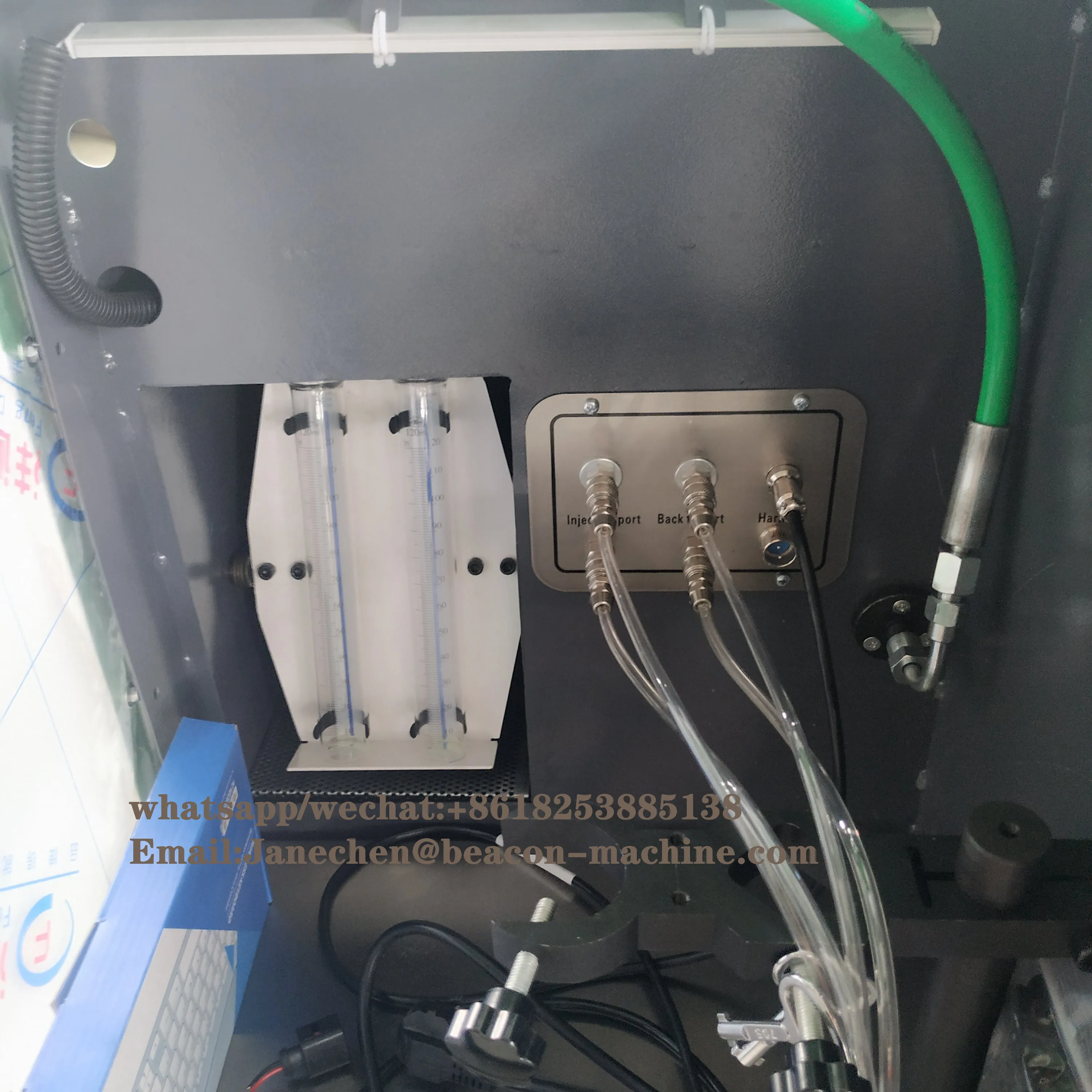 EPS208S измерительный стакан расходомер Тестирование дизельного инжектора