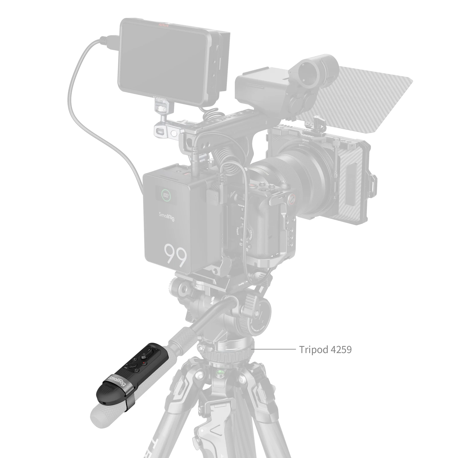Фото Беспроводной пульт дистанционного управления SmallRig SR-RG2 для Sony A7IV/A6700/ZV-E10/A6400 для Canon EOS R5/R6/R6 Mark II для Nikon Z50II-5207 №5