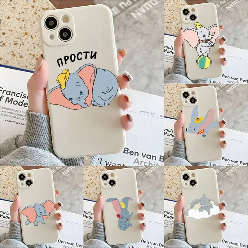 

Disney Cartoon Dumbo Phone Case For Iphone 7 8 Plus X Xr Xs 11 12 13 Se2020 Mini Mobile Iphones 14 Pro Max Case