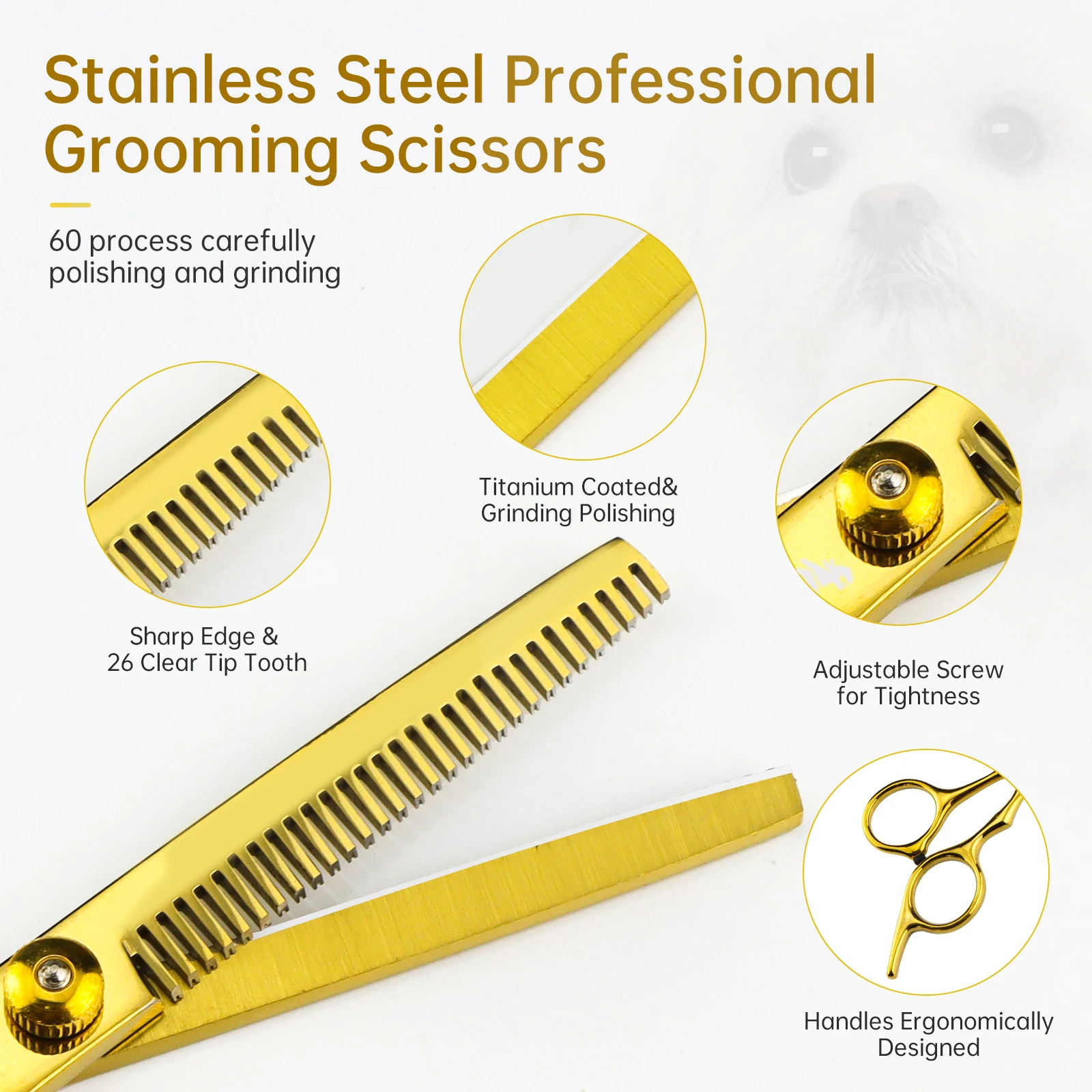 4 шт./набор ножницы для груминга собак и питомцев