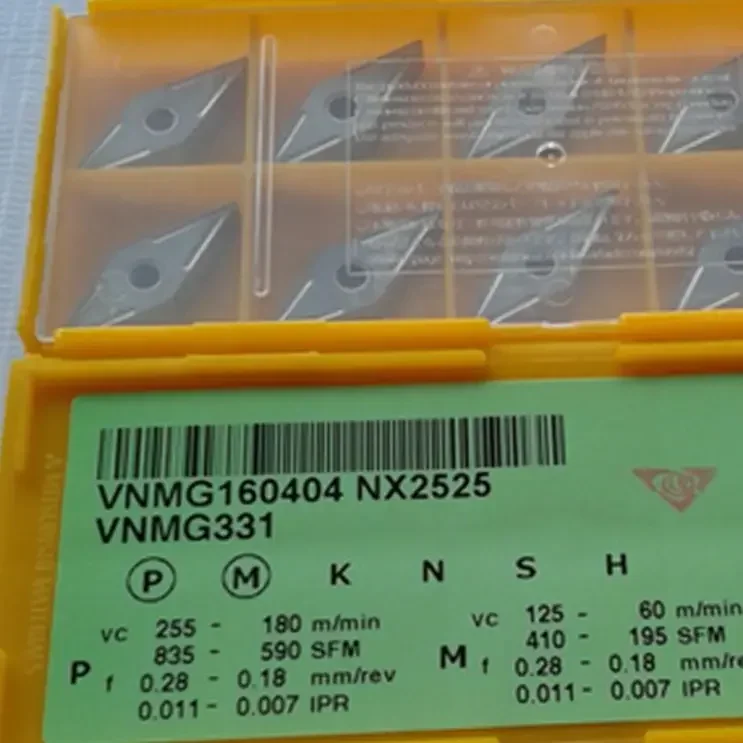 Металлическое керамическое лезвие VNMG160404 NX2525 VNMG160408
