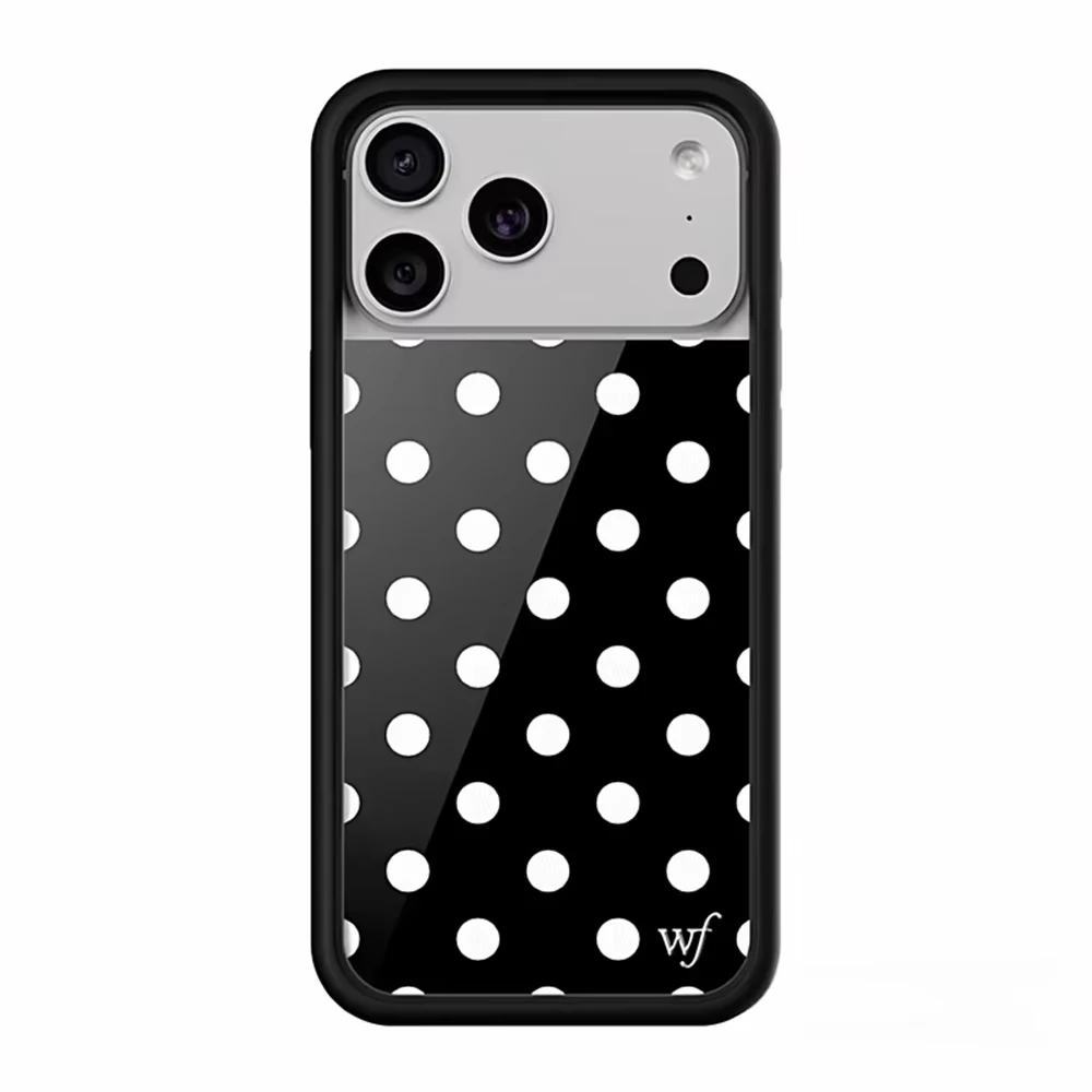 Фото Новый модный чехол Wildflower INS с горошком для iPhone 11 12 13 14 15 16 17 Pro Max 16 Plus, 3D-чехол с волнообразным узором, ударопрочный ﻿ №5