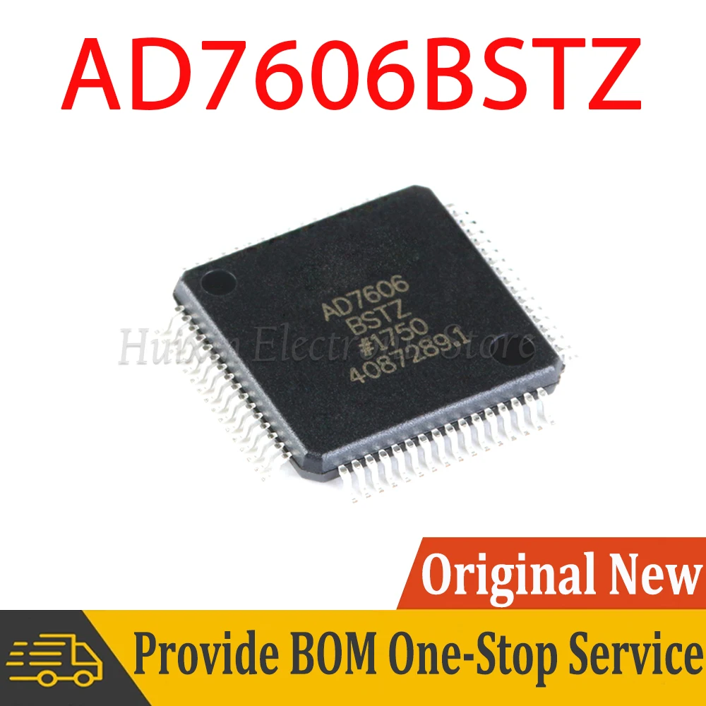 

AD7606BSTZ AD7606 LQFP-64 8-канальный DAS встроенный 16-битный синхронный дискретизатор ADC SMD новый и оригинальный чипсет IC