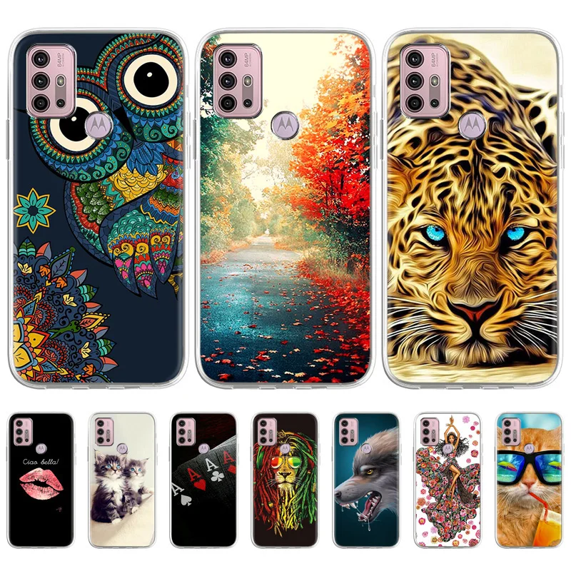 

For Motorola G30 G6 Plus G4 G4 Plus G4 Play Painted Case For Moto One P30 Play One Pro One Vision P40 P50 Silicone Soft Covers
