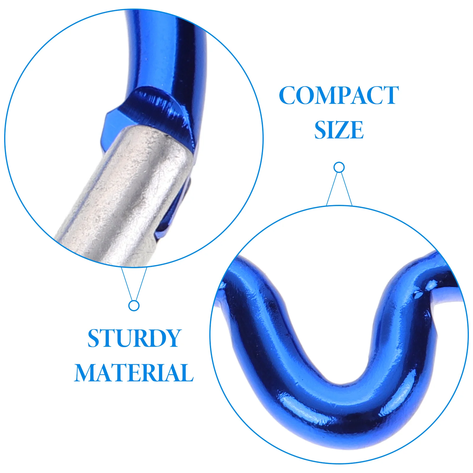 15 шт. уличная безопасная пряжка карабины для кемпинга зажимы мини-металлические