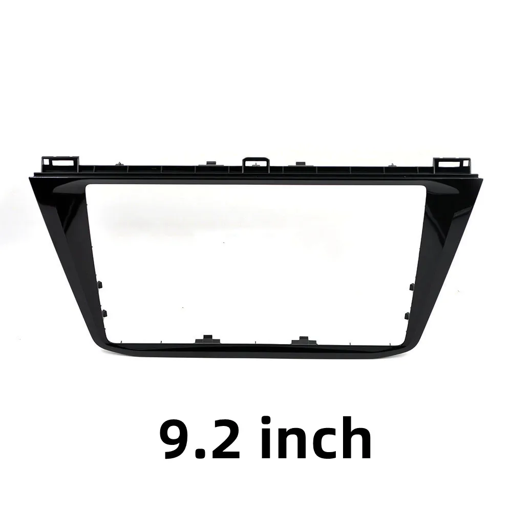 

Для VW Tiguan MK2 2017-2020 фортепиано краска черный MIB 8 дюймов 9,2 дюйма CD панель отделка рамка радио Панель интерьерная отделка рамка
