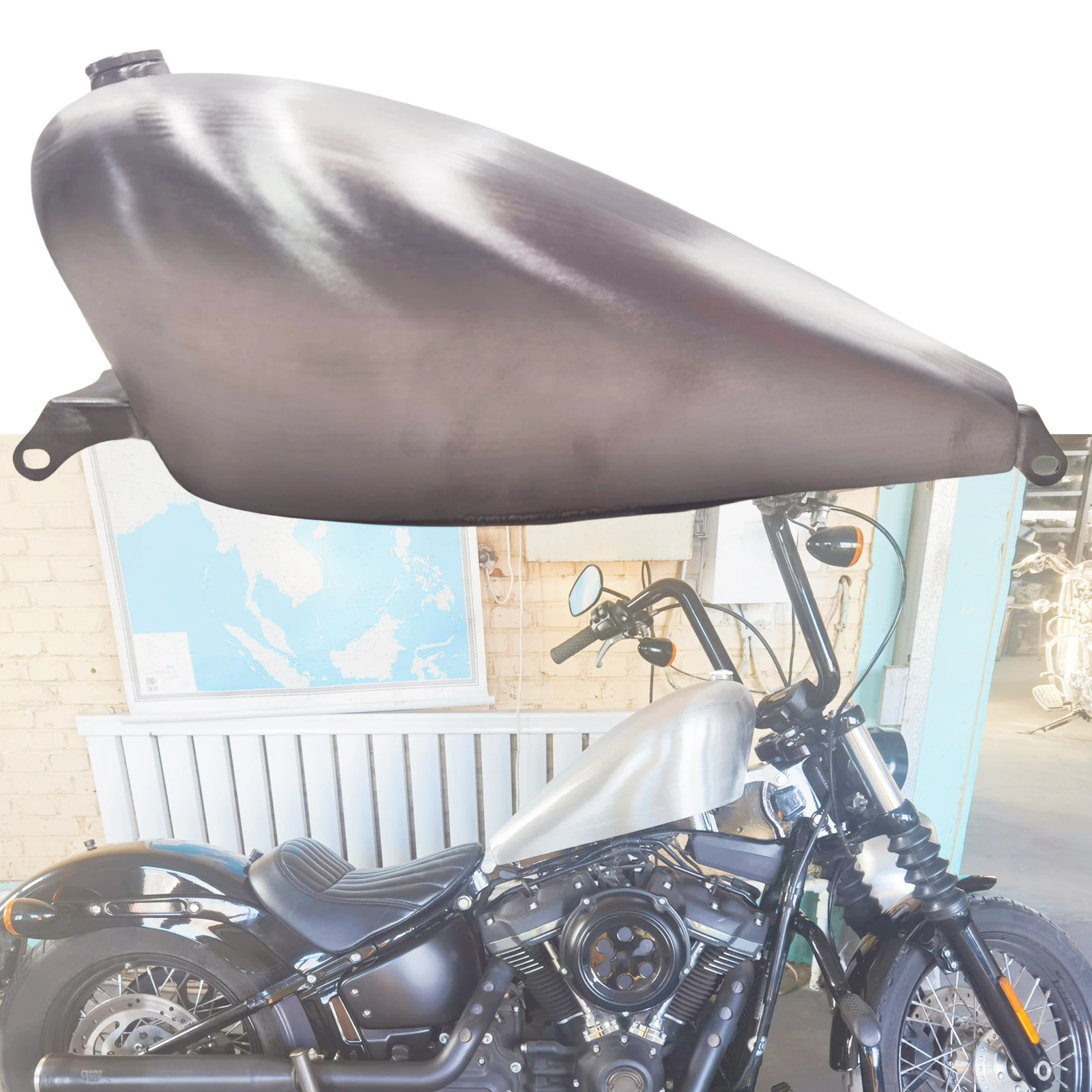 Бензиновый бензиновый топливный бак для мотоцикла 14 л Harley Softail Street Fighter M8 после 2018