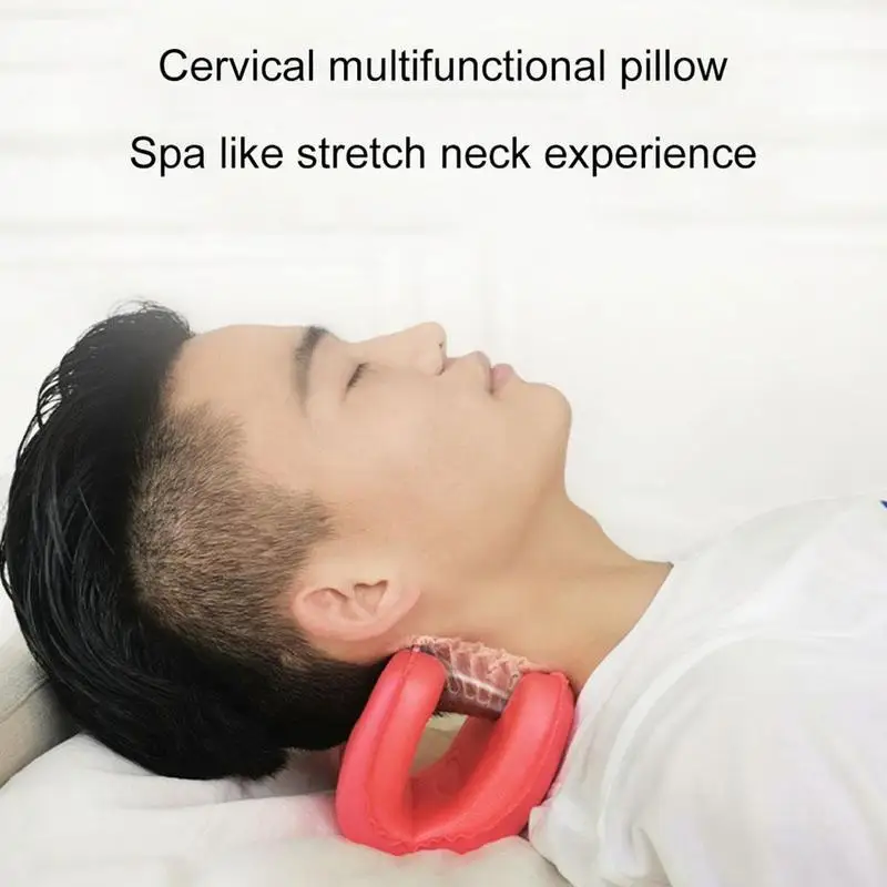 

Profession Neck Shoulder Relaxation Pillow Pain Relief Neck Support Tension Reliever Shoulder Muscle Relaxer Traction Device