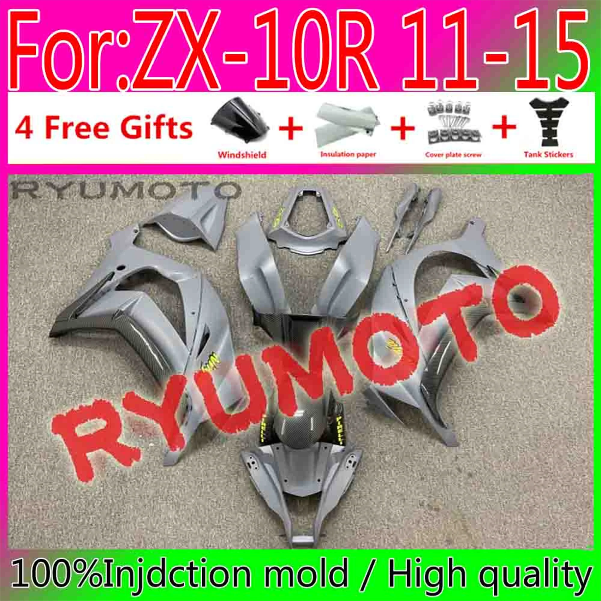 

МОТОЦИКЛ ABS 100% литьевая пресс-форма полные Обтекатели для Kawasaki ZX-10R ZX10R 2011 - 2015 11 12 13 14 15 обтекатель