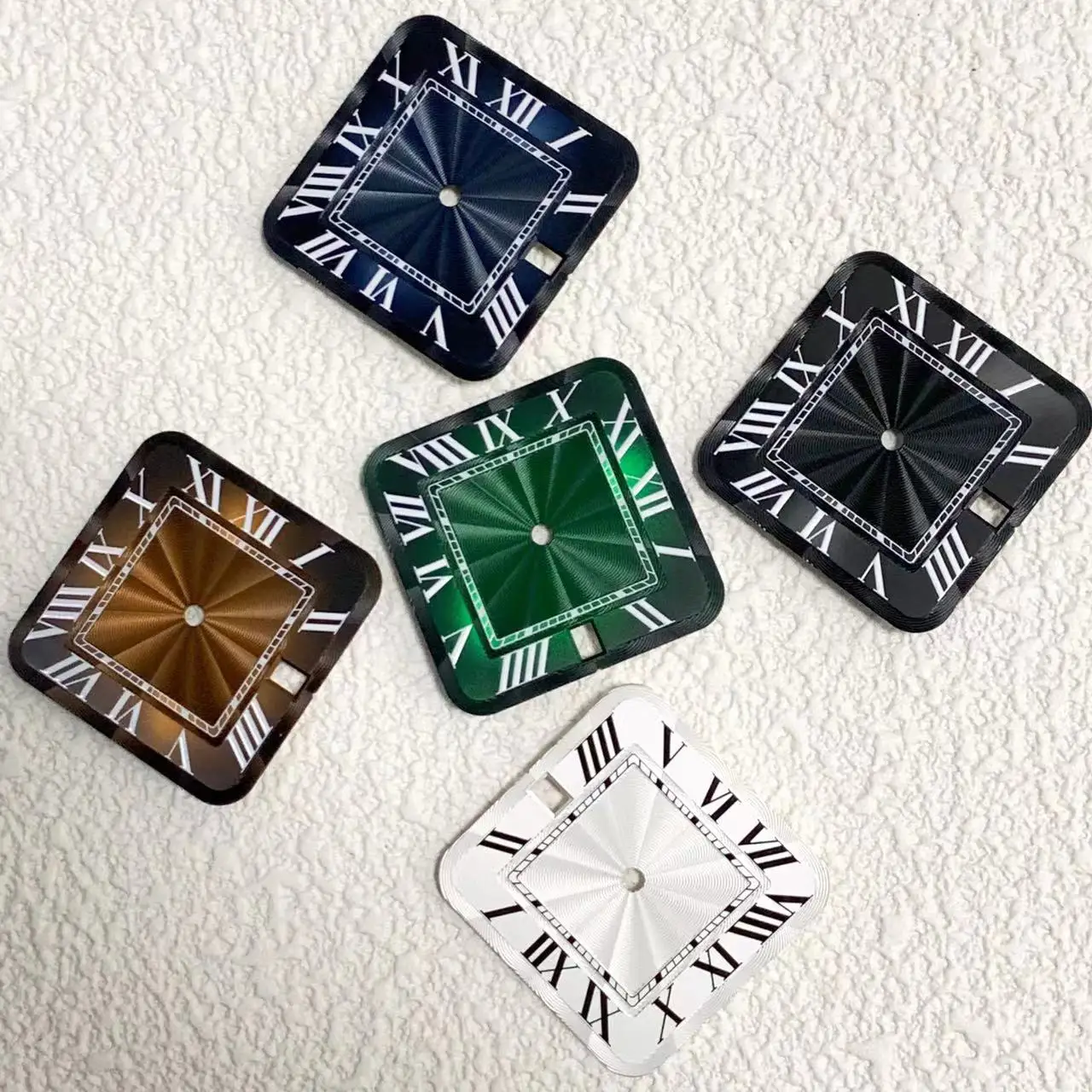 Santos OEM стерильный циферблат NH35 часы модуль по индивидуальному заказу без