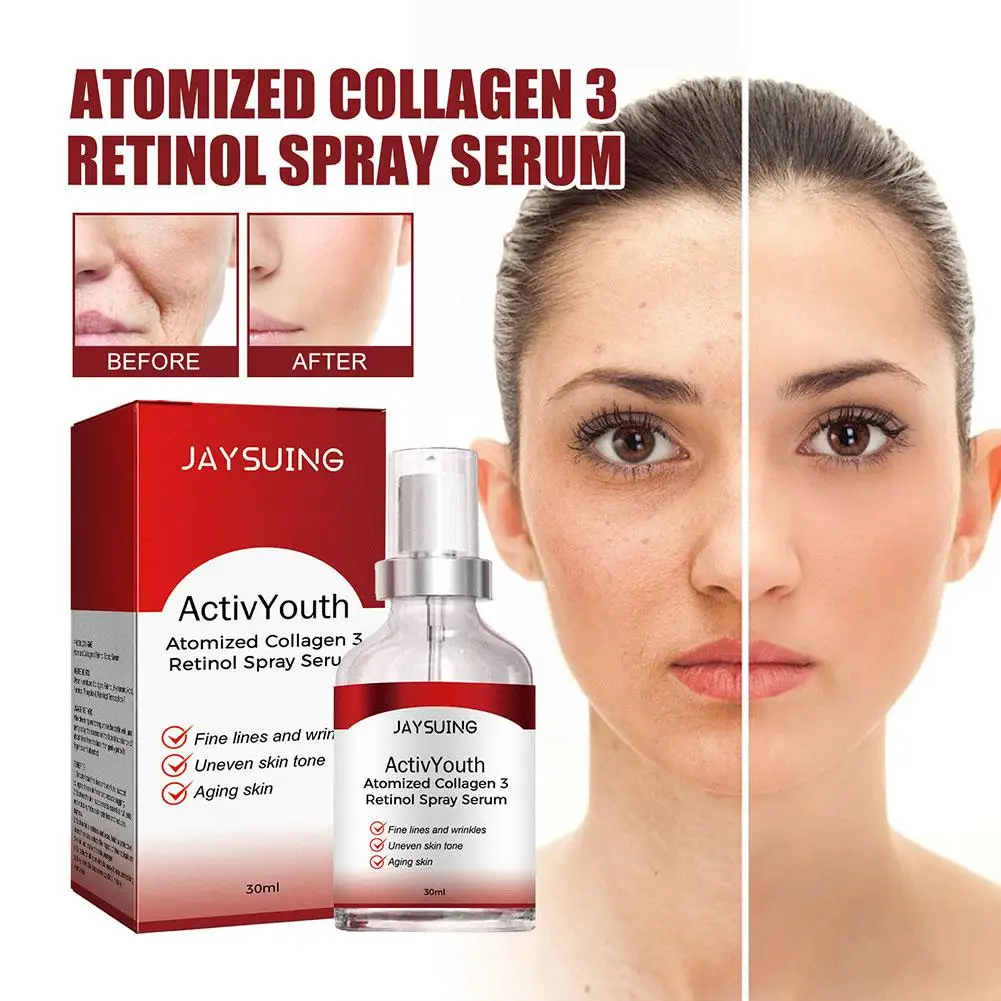

ActivYouth Atomized Collagen 3 Retinol Spray Serum Face Collagen Whitening Brightening Anti Serum Aging Moisturizing Skin R8E0