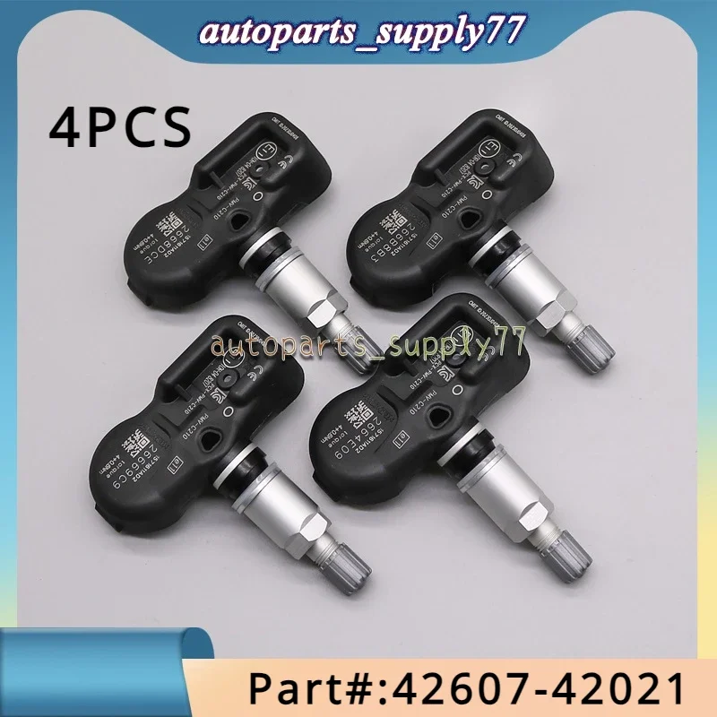 

1/4 шт. 4260742021 система контроля давления в шинах 433 МГц для TOYOTA AVANZA INNOVA PriusV Rush 42607-42021 PMV-C210