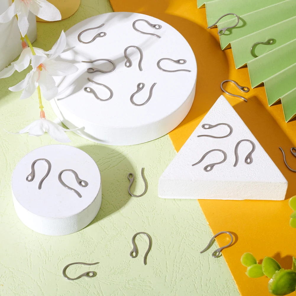 Серьги-крючки Pandahall из нержавеющей стали 100 шт.