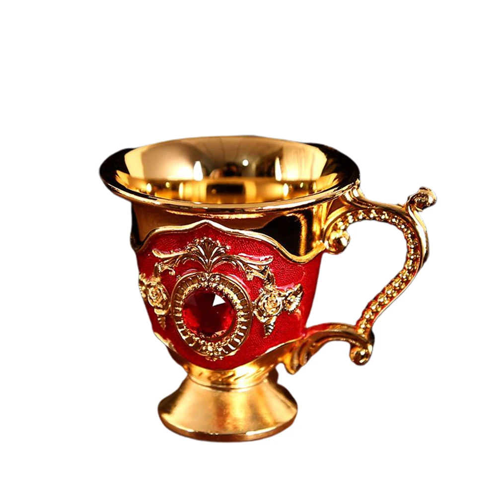 

Wedding Party Wine Glasses Cup Retro Cup Decorations Durable Retro Cup Roman Style Zinc Alloy Decoration Gift Cup