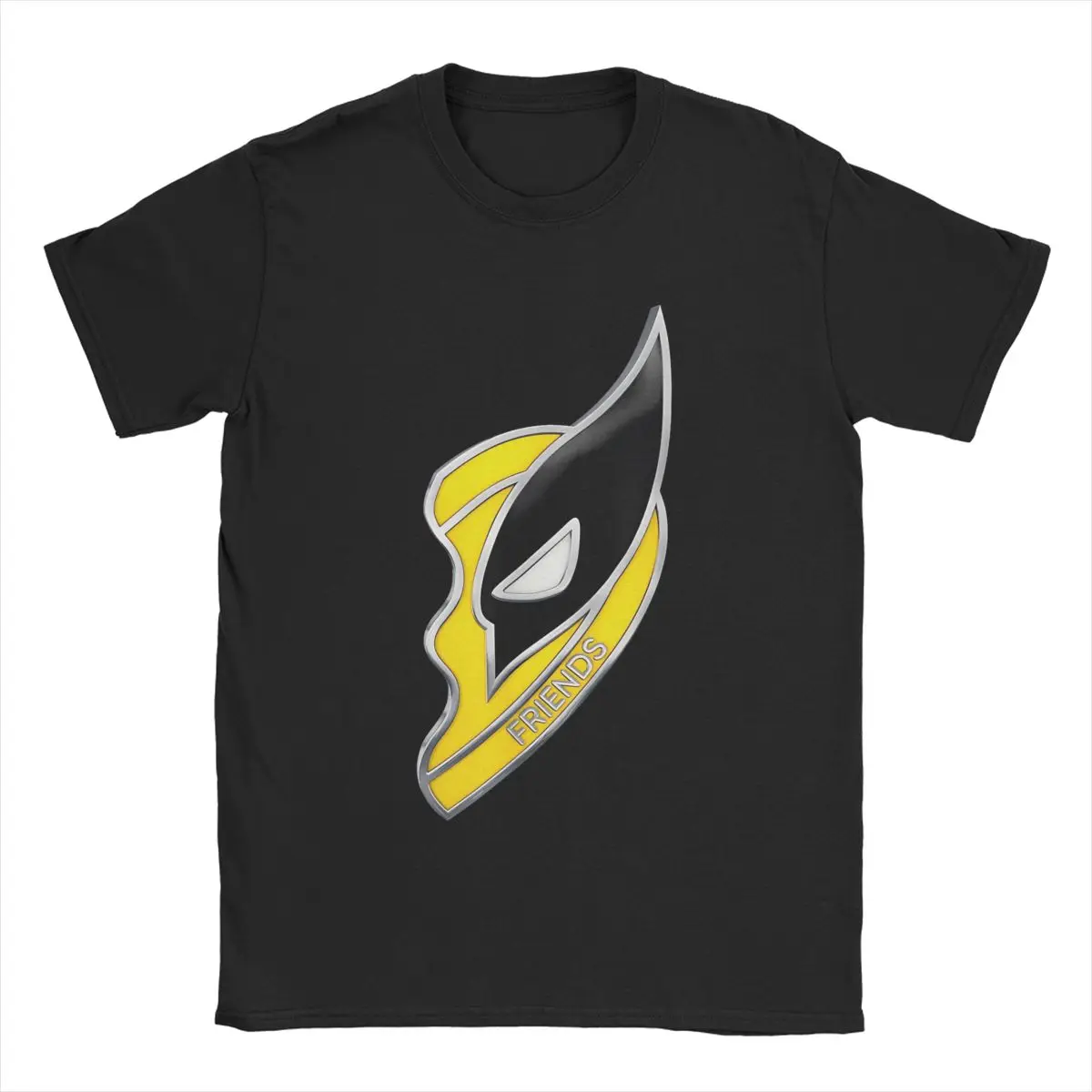 Модная мужская футболка Дэдпул и Росомаха хлопковые футболки с круглым вырезом