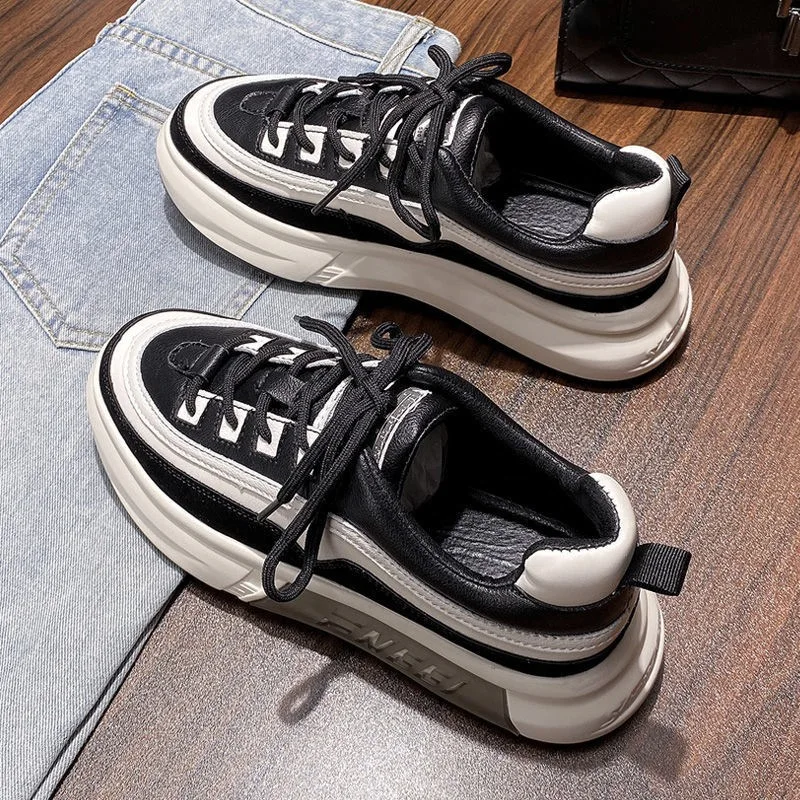 

White Shoes Women Spring Autumn New 2022 Women's Pop Sponge Thick Bottom Women Sneakers Sports Versatile Shoes for Women