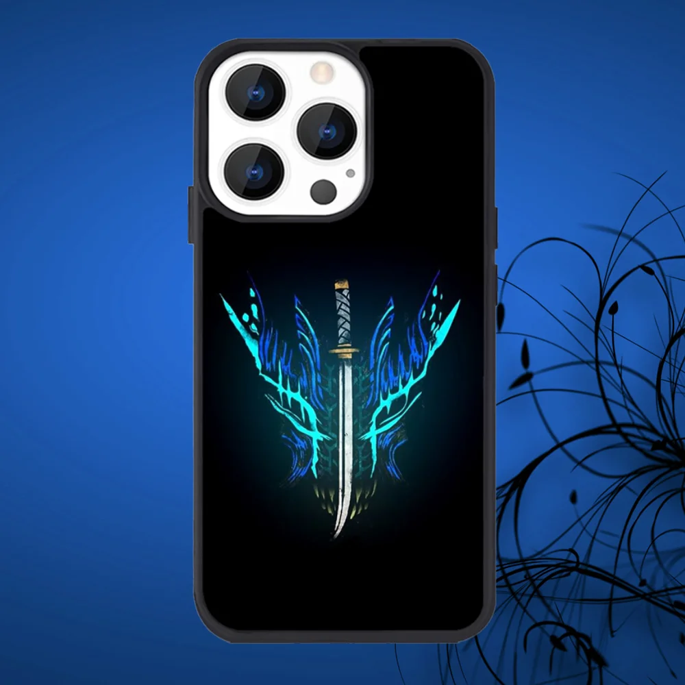 D-DMC 5 Dante Vergil Phone Case For iPhone 16 15 14 13 12 11 Plus Pro Max Mini Magsafe Magnetic Wireless Charging