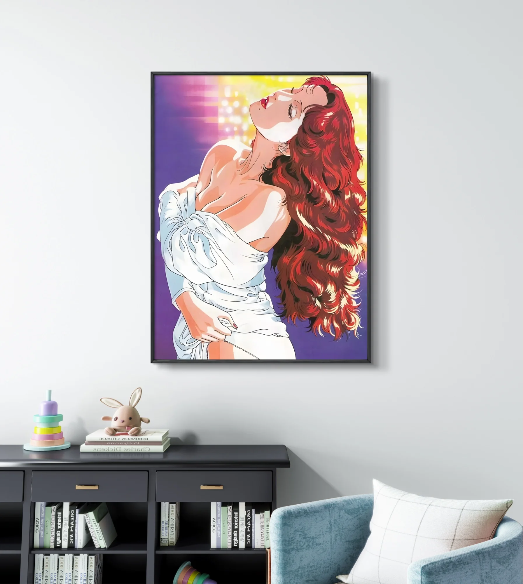 Набор для алмазной живописи кошачий глаз из комиксов