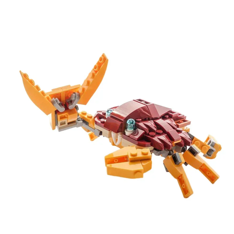 Фото Набор для сборки модели краба MOC Creator 3 (183 детали) – развивающий конструктор для детей, идеальный подарок на Рождество и День рождения №2