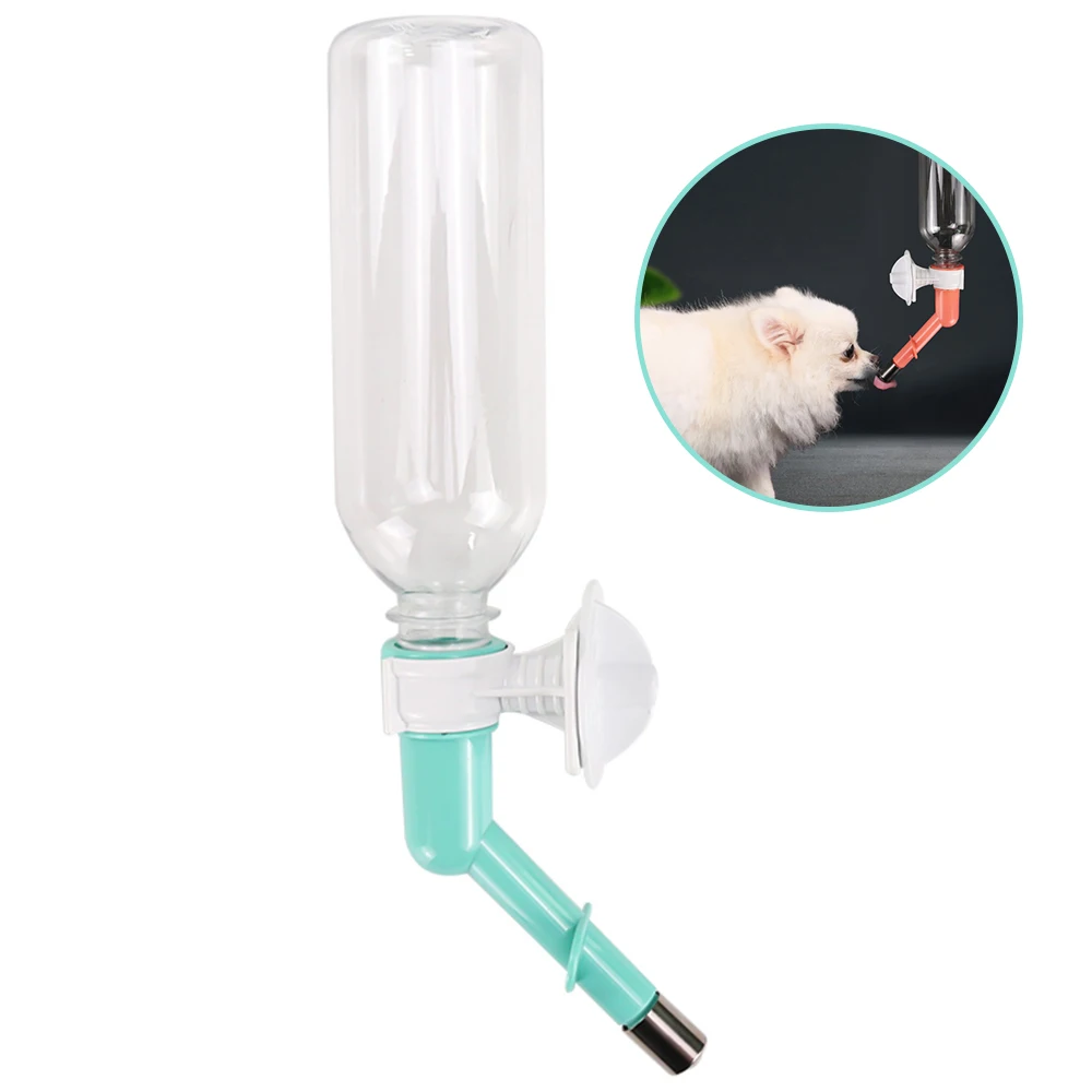 

400ML Pet Drinking Bottle Hamster Water Dispenser Feeder Hanging Pet Cats Dog Rabbit Drinking Head Pipe Fountain Pet Supplies