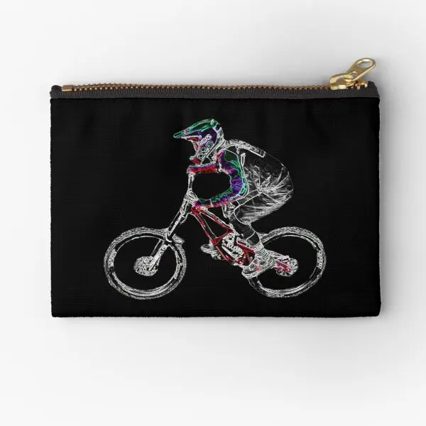 

Downhill Mountain Biking Zipper Pouches Men Packaging Pocket Panties Key Bag Storage Underwear Money Coin Small Pure Socks
