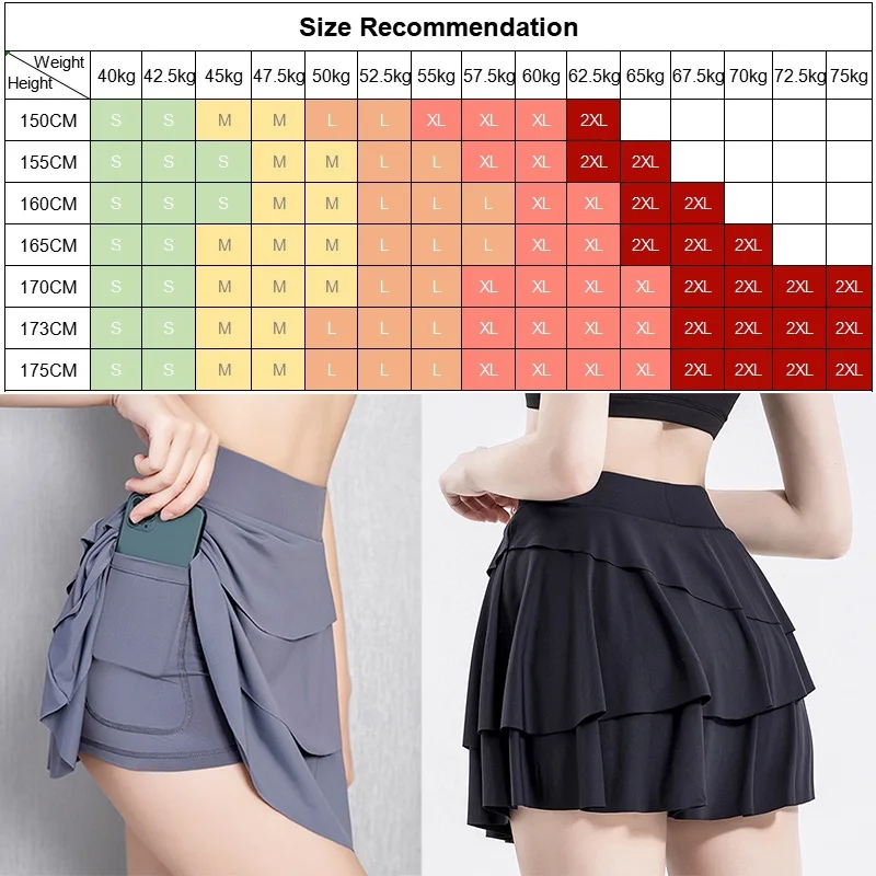 Cloud Hide XXL Workout Tennis Skirts for Women SEXY Golf Dancing Pocket Skorts Plus Size Fitness Shorts High Waist Running Pants images - 6