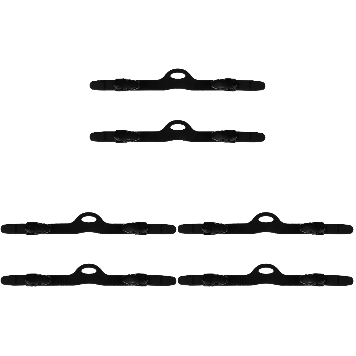 

6 pcs Anti-Skid Fins Diving Spring Heel Straps with Quick Release Buckles