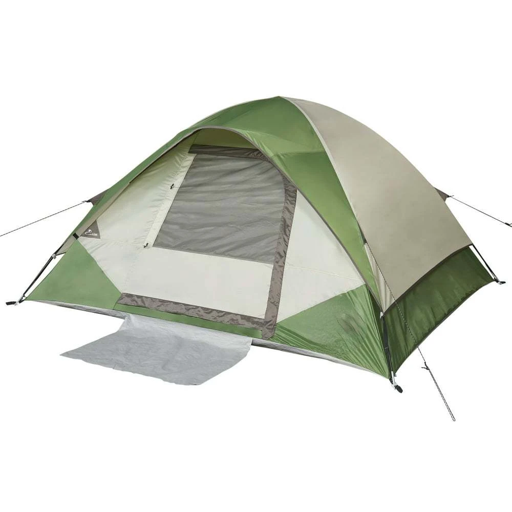 

Pine Green 4-Person Dome Tent, 7'x8' Lanshan pro Tent Camping cot Tents outdoor camping Barraca Tent outdoor camping waterproof